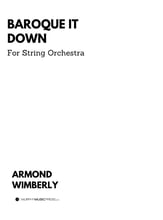 Baroque It Down Orchestra sheet music cover